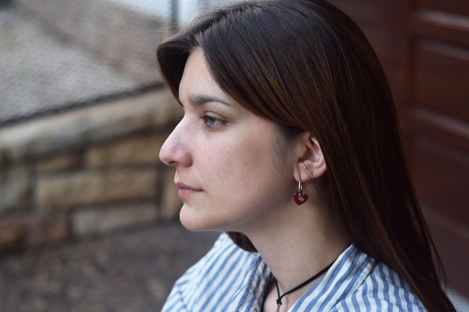 Aros Flor Bordo Musas Acces, estilo minimal Argentina