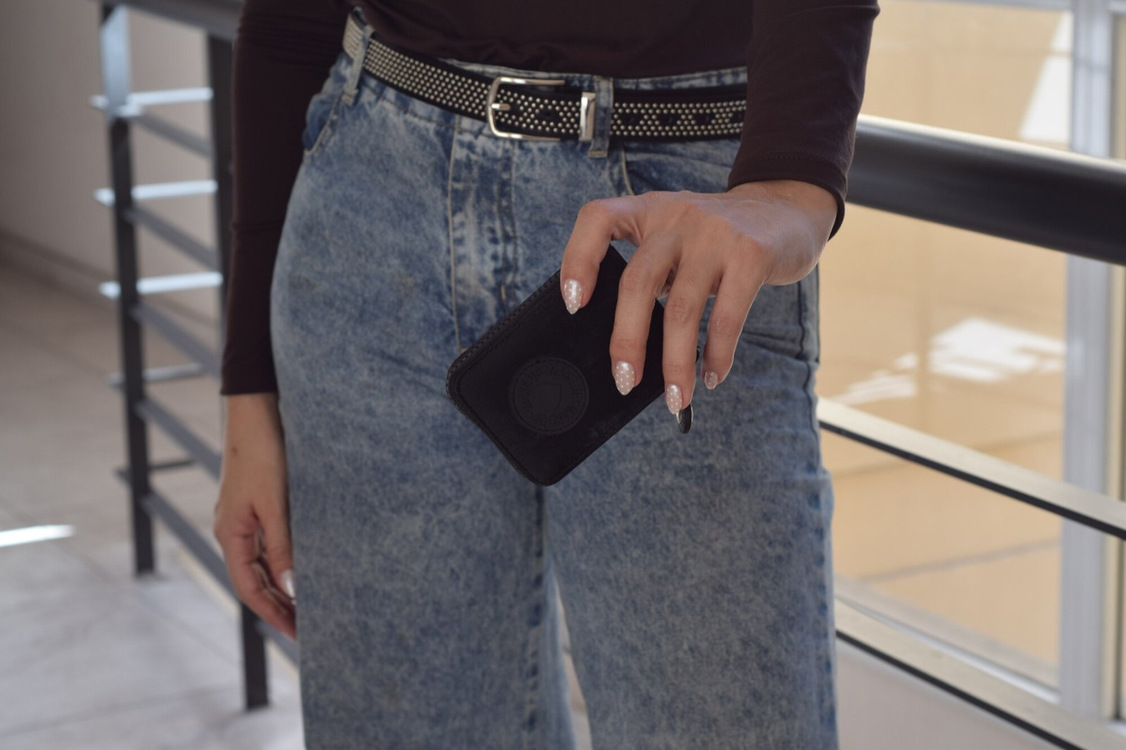 Tarjetero Mini Negro