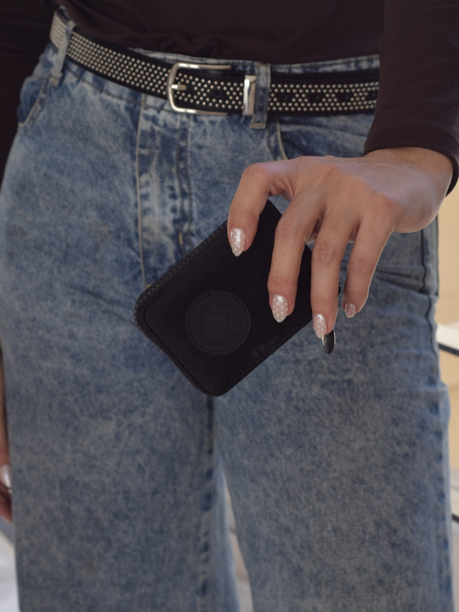 DSC_0198 Tarjetero Mini Negro