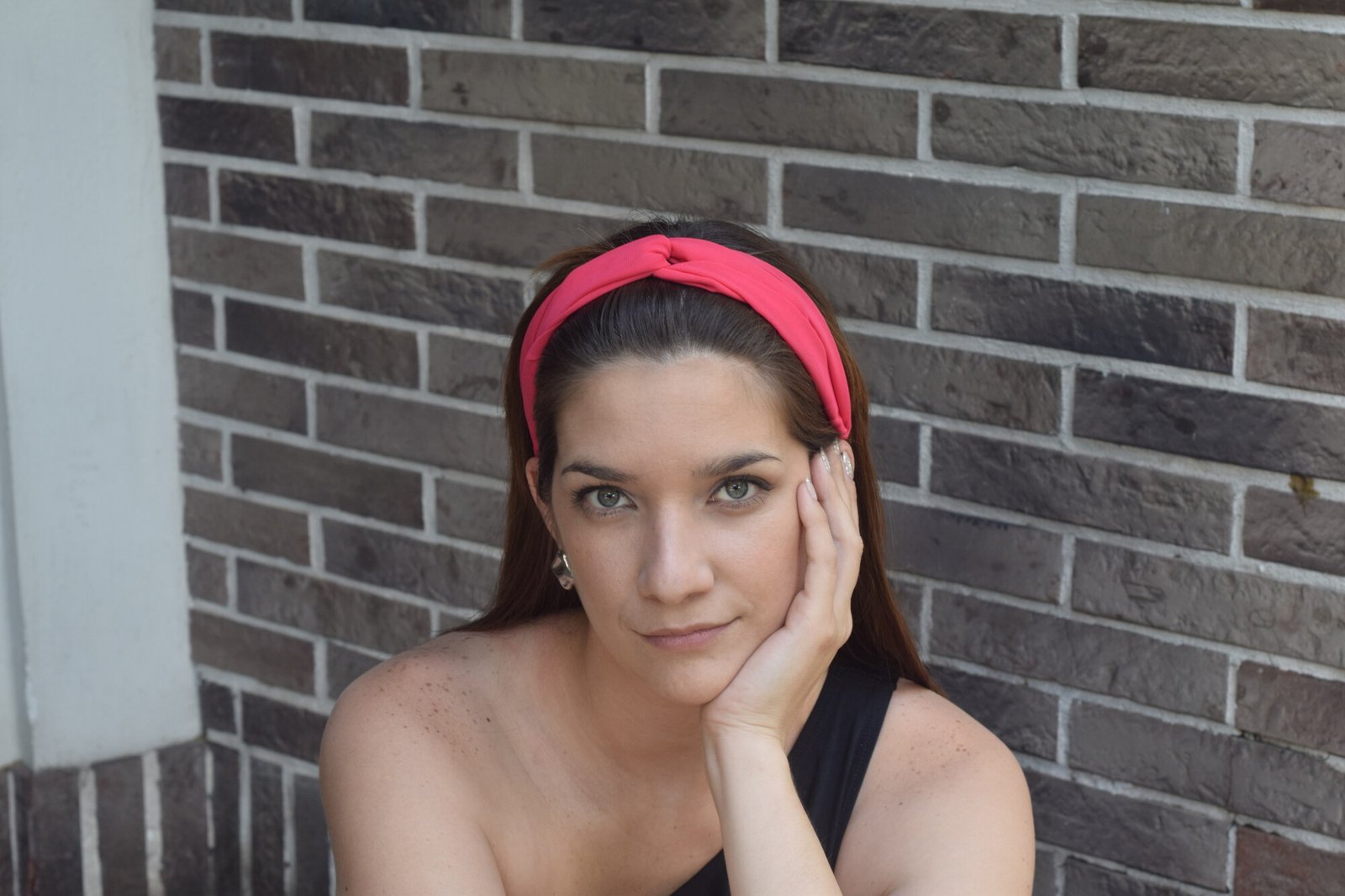 Vincha roja Musas Acces para mujer, accesorio de moda