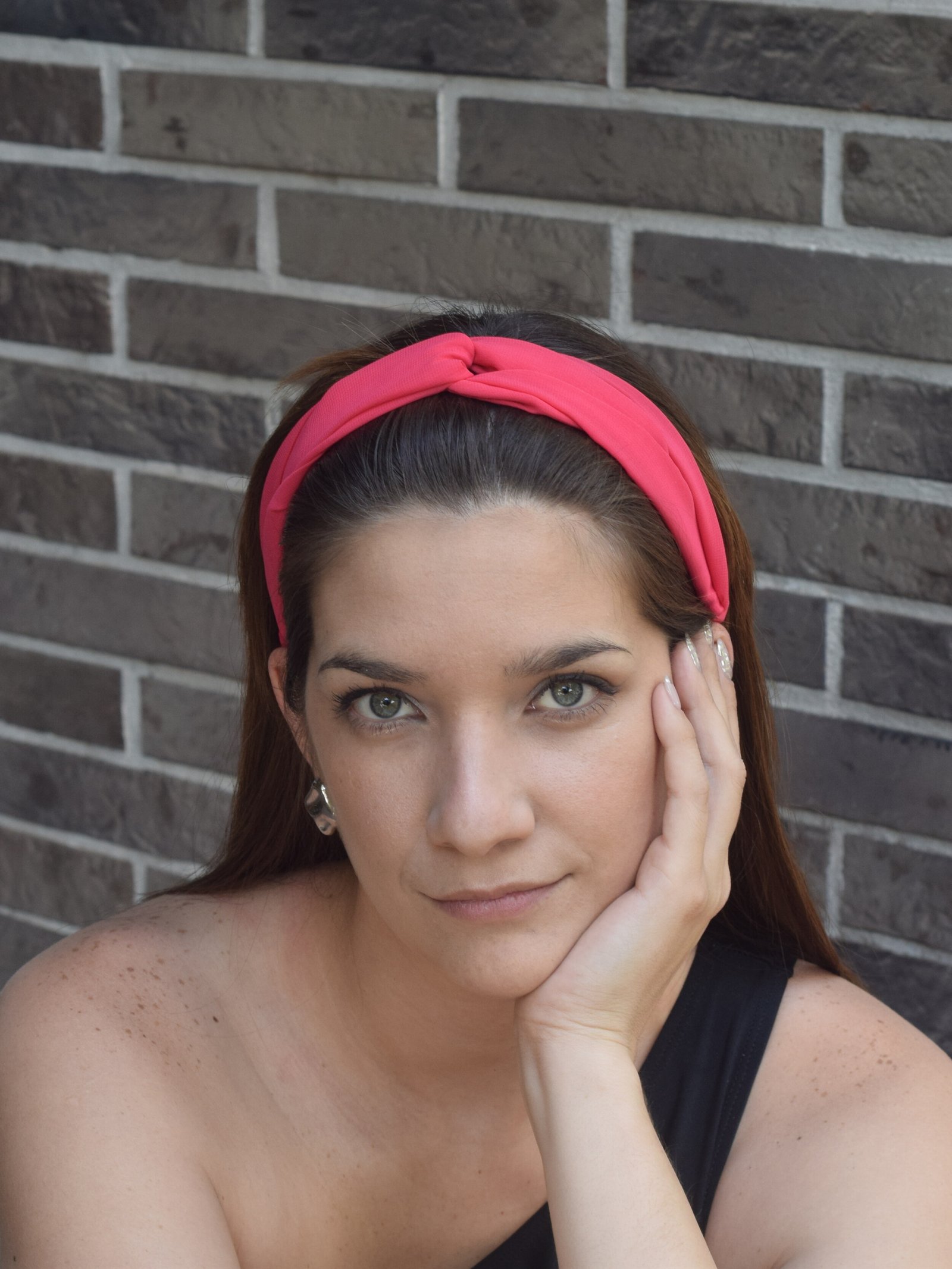 Vincha roja Musas Acces para mujer, accesorio de moda