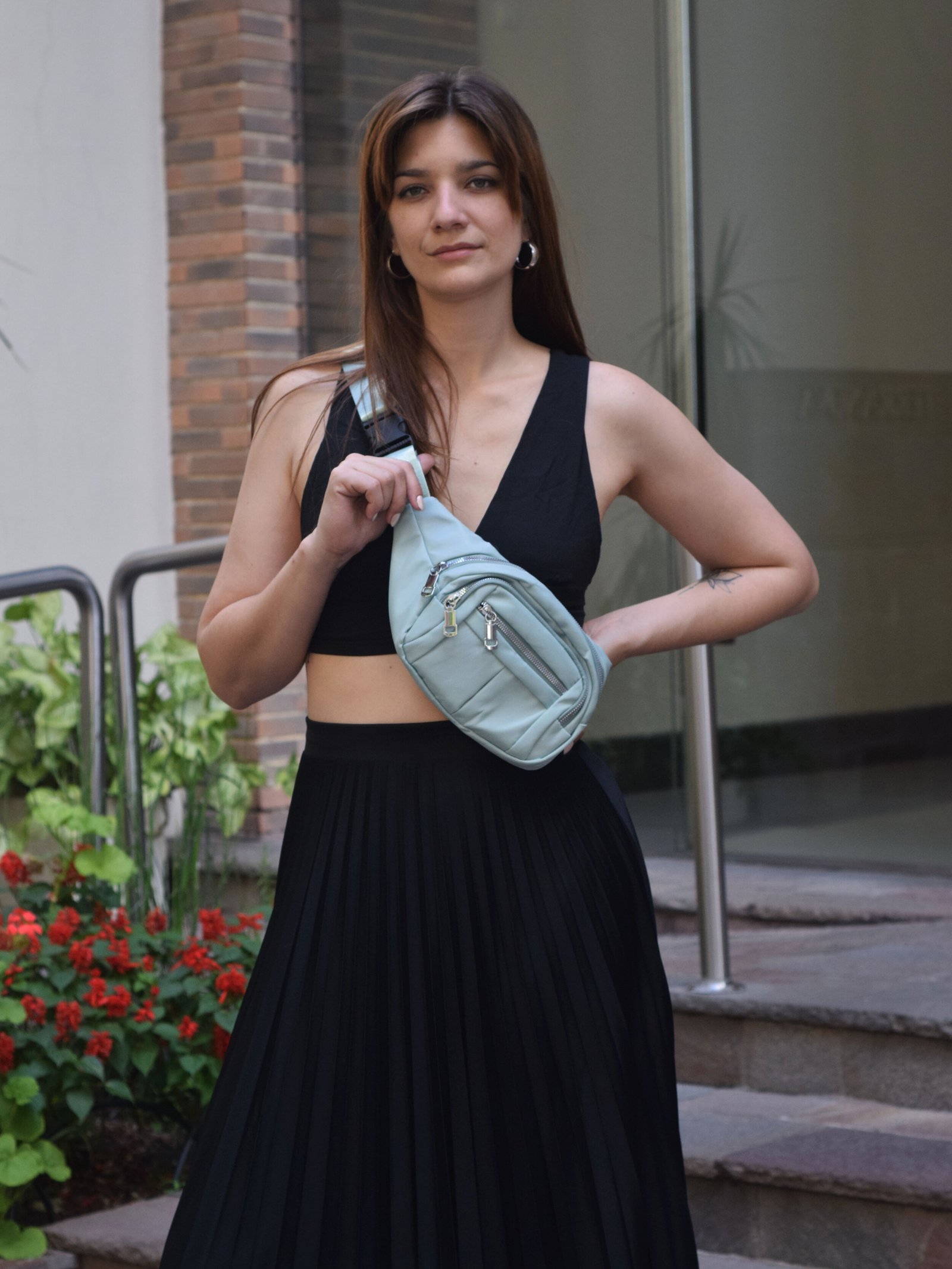 Riñonera Verde Delfina