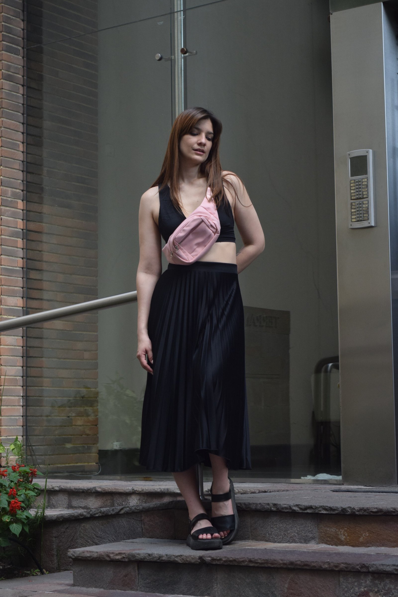 Riñonera Rosa Delfina