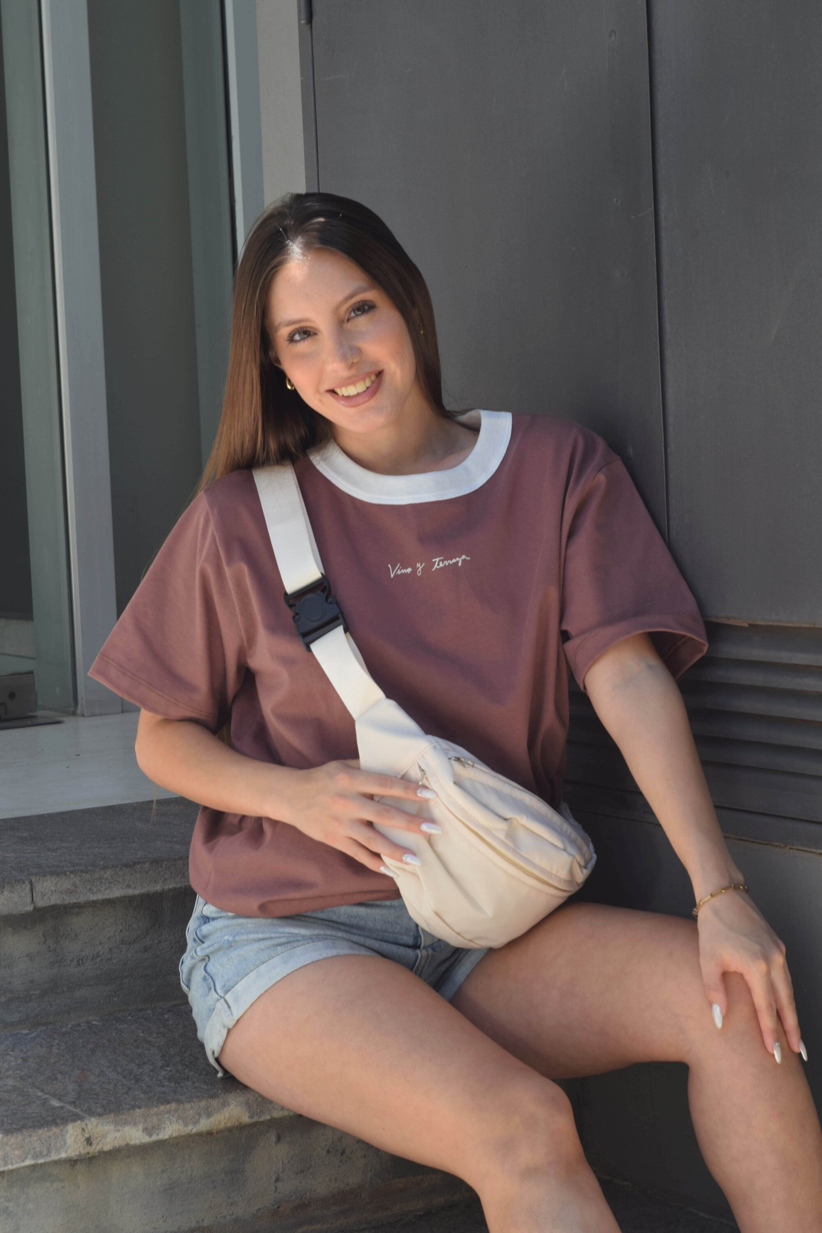 Riñonera Beige Grande