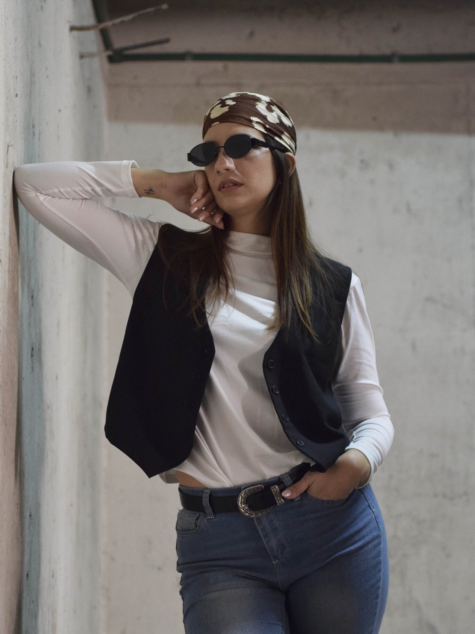 Pañuelo Leopardo Chocolate